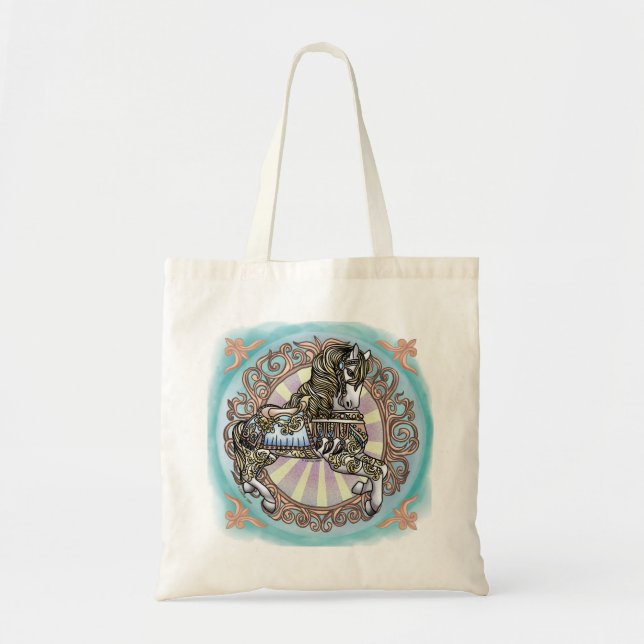 Carousel Horse   Tote Bag (Front)