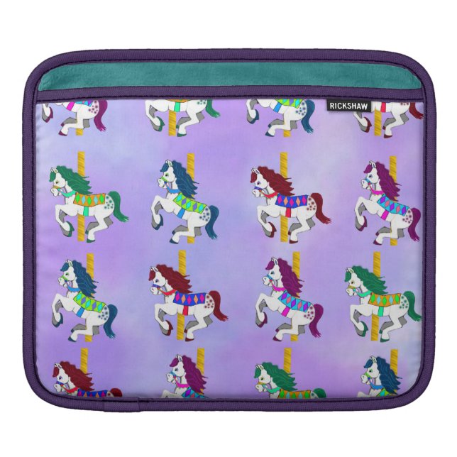 Carousel Horses ipad sleeve (Front)