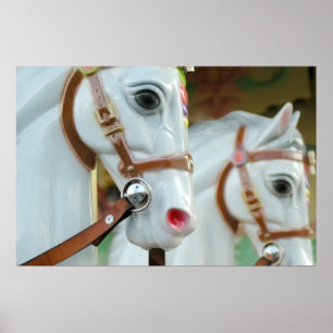 Carousel Horses Poster