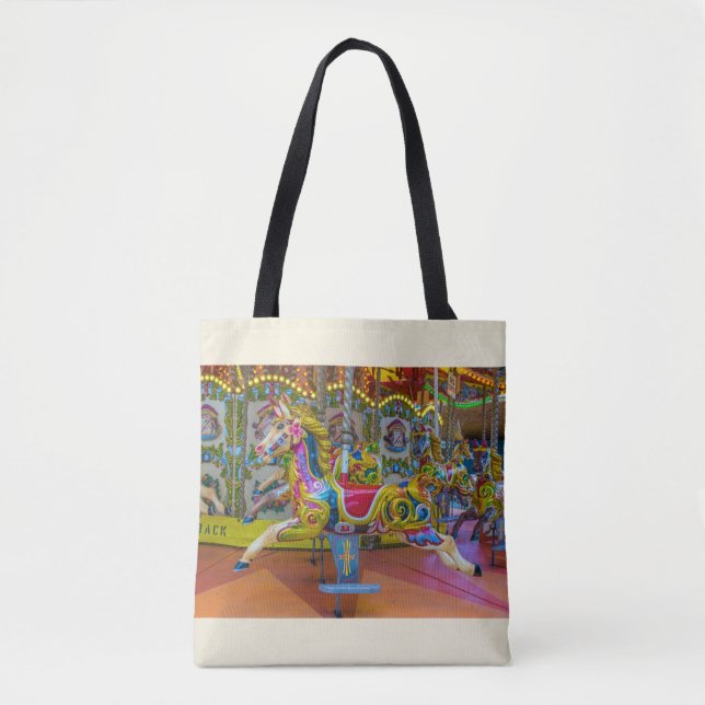 Carousel horses Tote Bag (Front)