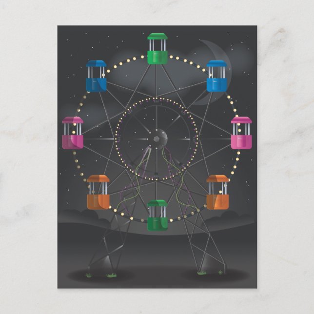 Carousel Postcard (Front)