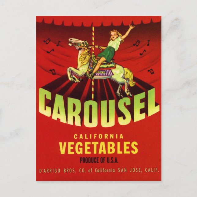 Carousel Postcard (Front)