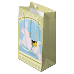 Carousel Rabbit by June Erica Vess Small Gift Bag