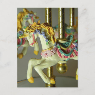 Carousel Ride Postcard