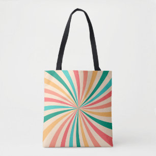 Carousel stripes tote bag