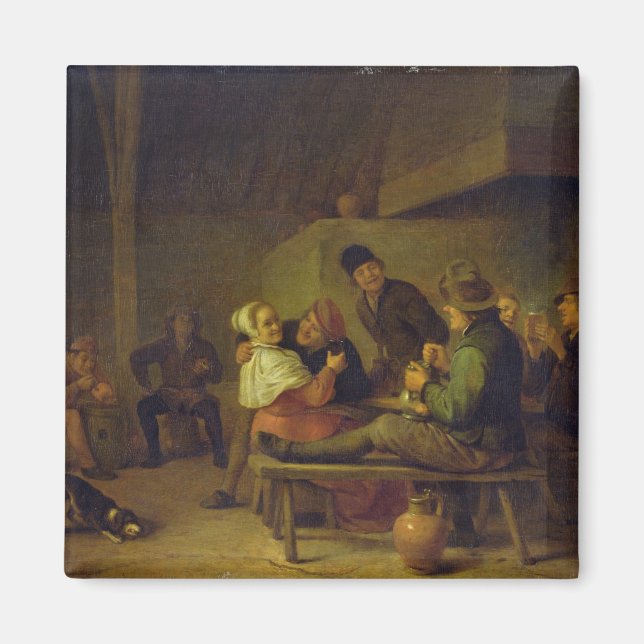 Carousing Farmers Magnet (Front)