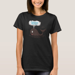Carova Beach NC Summertime Vacationing Whale Spout T-Shirt