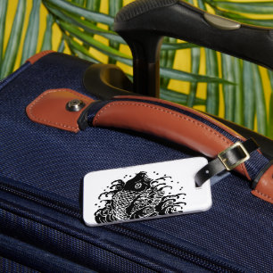 Carp and water Luggage Tags