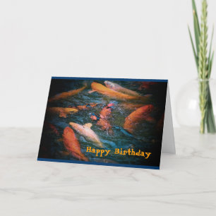Carp Birthday Card