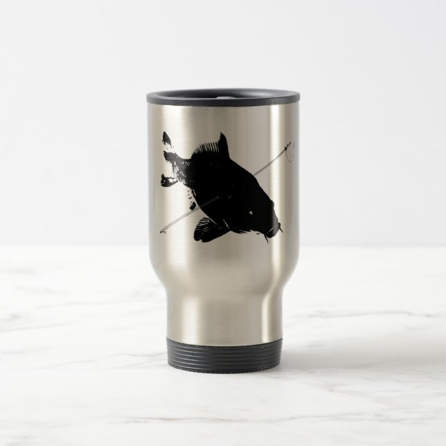 Carp Bowfishing Travel Mug (Center)