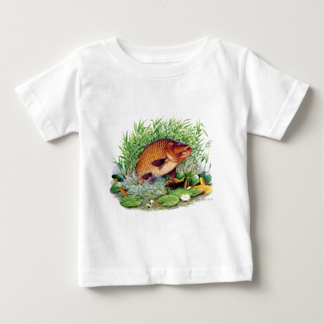 Carp Fishing Baby T-Shirt (Front)