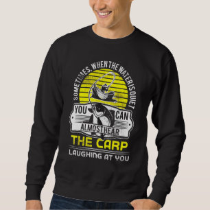 Carp Fishing Design For Men Catfish And Carp Sweatshirt