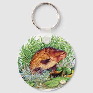 Carp Fishing Key Ring