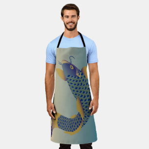 Carp, Japanese Design Apron