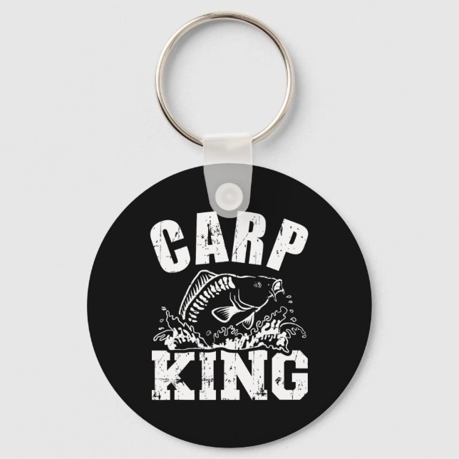 Carp King Fishing  Key Ring (Front)