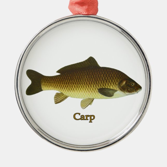 Carp Metal Tree Decoration (Front)