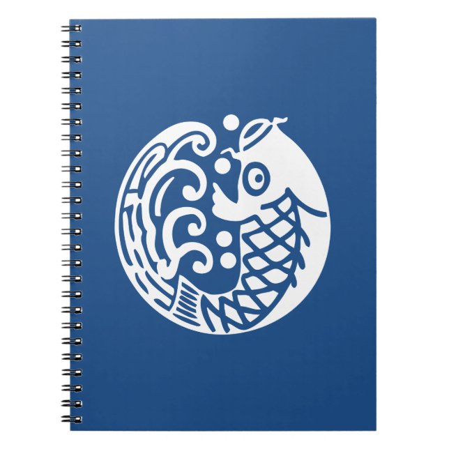 Carp wave spiral notebook (Front)