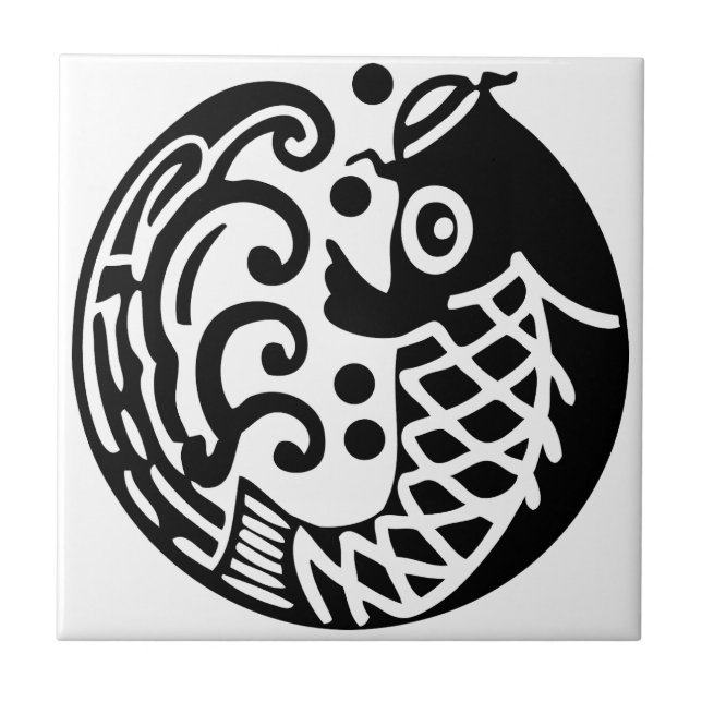 Carp wave tile (Front)