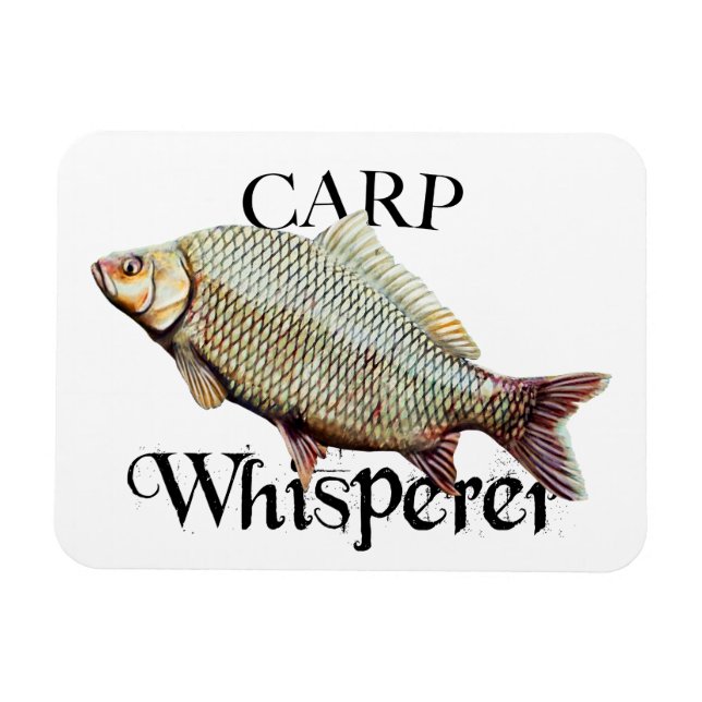 Carp Whisperer Magnet (Horizontal)