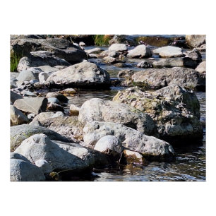 Carpathian Mountain River – Romania Nature Print