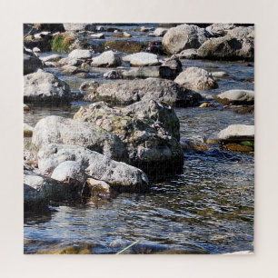 Carpathian Mountain River – Romania Nature Print Jigsaw Puzzle