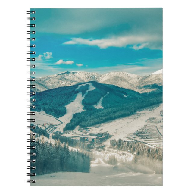 Carpathian mountains nature vacation mountainbeaut notebook (Front)