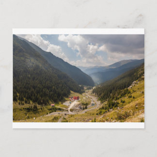 Carpathian mountains postcard