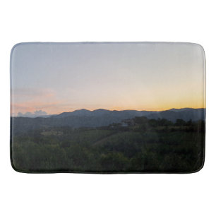 Carpathian Sunset – Romania Mountain Photography Bath Mat