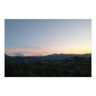 Carpathian Sunset – Romania Mountain Photography Photo Print