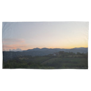Carpathian Sunset – Romania Mountain Photography Pillowcase