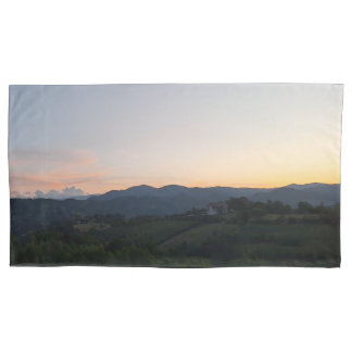 Carpathian Sunset – Romania Mountain Photography Pillowcase