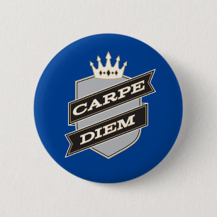 Carpe Diem 6 Cm Round Badge