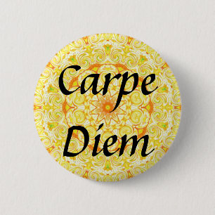 Carpe Diem 6 Cm Round Badge
