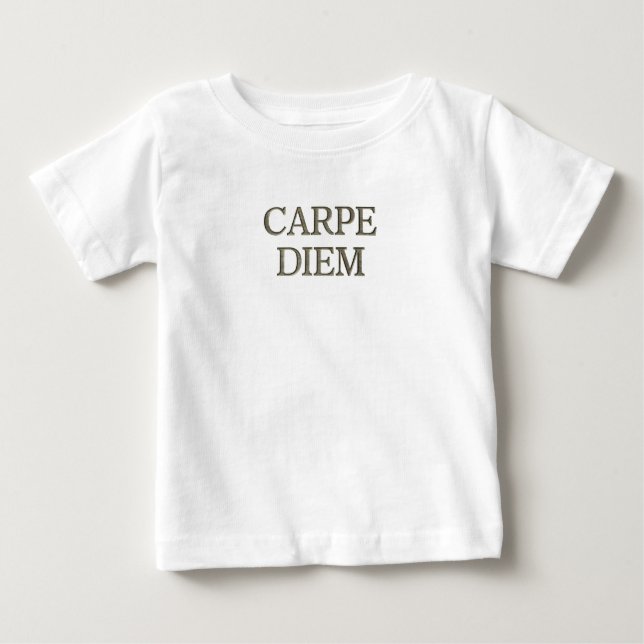Carpe Diem baby T-shirt (Front)