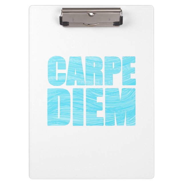 Carpe Diem Clipboard (Front)