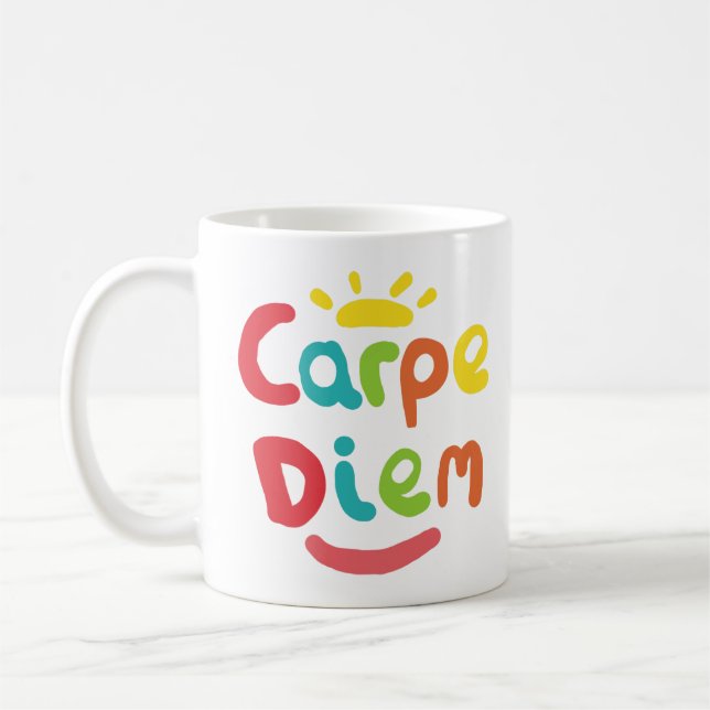 Carpe Diem Coffee Mug (Left)