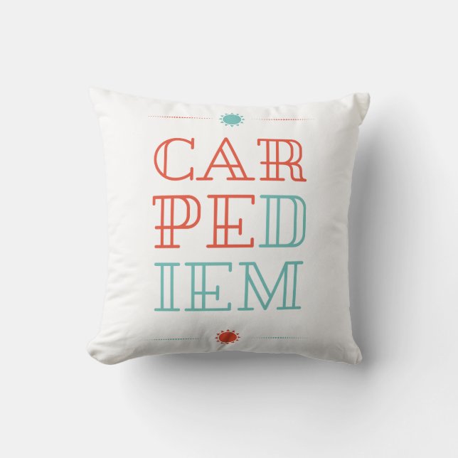 Carpe Diem Cushion (Front)
