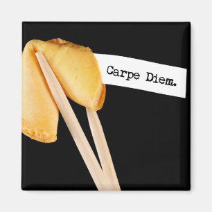 Carpe Diem Fortune Cookie Magnet