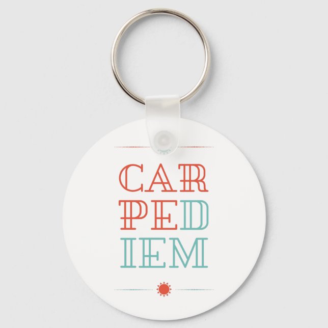 Carpe Diem Key Ring (Front)