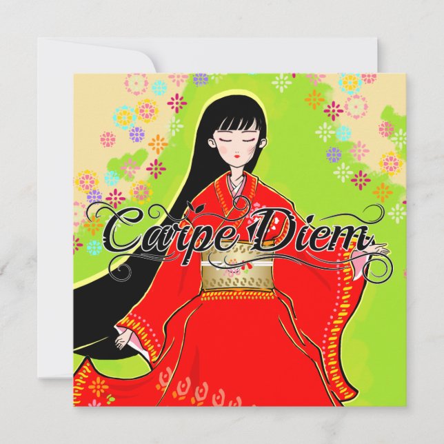 Carpe Diem Maiko Card (Front)