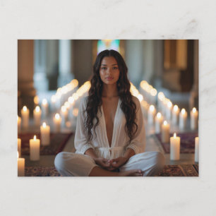 CARPE DIEM - Meditation - Yoga Postcard