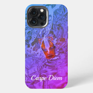 Carpe Diem Pond Fish Fun Photograph iPhone 13 Pro Max Case