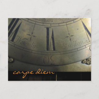 carpe diem postcard