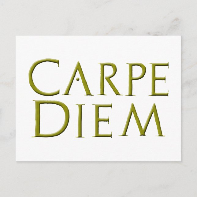 Carpe Diem Postcard (Front)