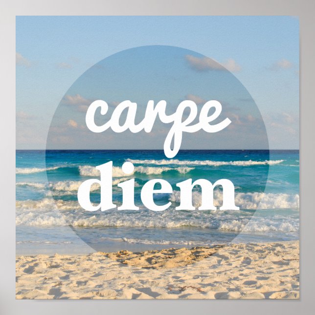 Carpe Diem Poster (Front)