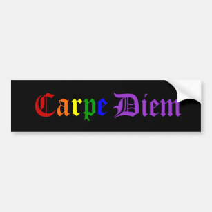 Carpe Diem - Pride Bumper Sticker