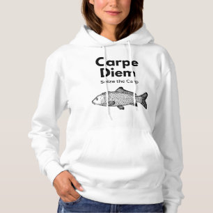 Carpe Diem Seize the Carp Fishing Shirt, Funny Hoodie