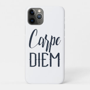 Carpe Diem Seize The Day Black Type Case-Mate iPhone Case