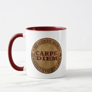 Carpe diem Seize the day Memento mori Mug