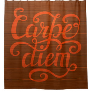 Carpe Diem' Shower Curtain